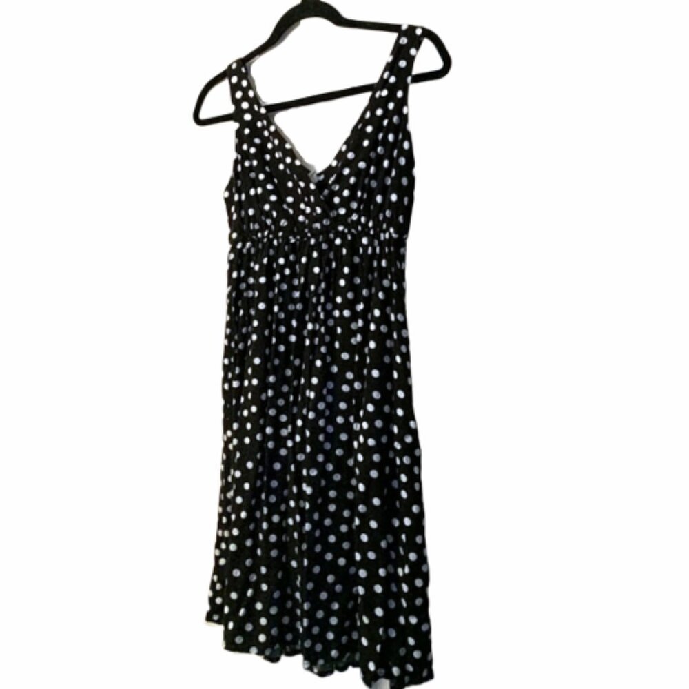 Old Navy Retro Fit & Flare Polka Dot Dress Size Small